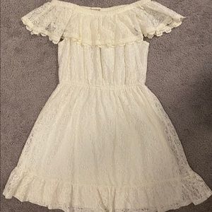 White Off Shoulder Dress